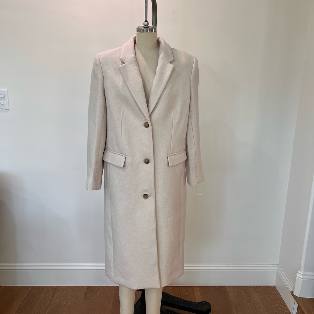 J. Crew Light Beige Trench Coat